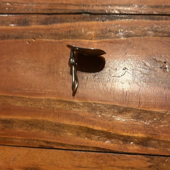 AMAZING! 14k and sterling james avery modern square earrings with clip on back - Picture 9 of 9